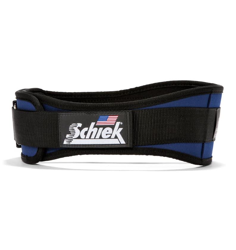 Schiek Sports 2004 Weight Lifting Belt for Men & Women - Premium Neoprene Nylon Gym Belt for Powerlifting, CrossFit & Strength Training - Ideal for Deadlifts, Squats & Olympic Lifting