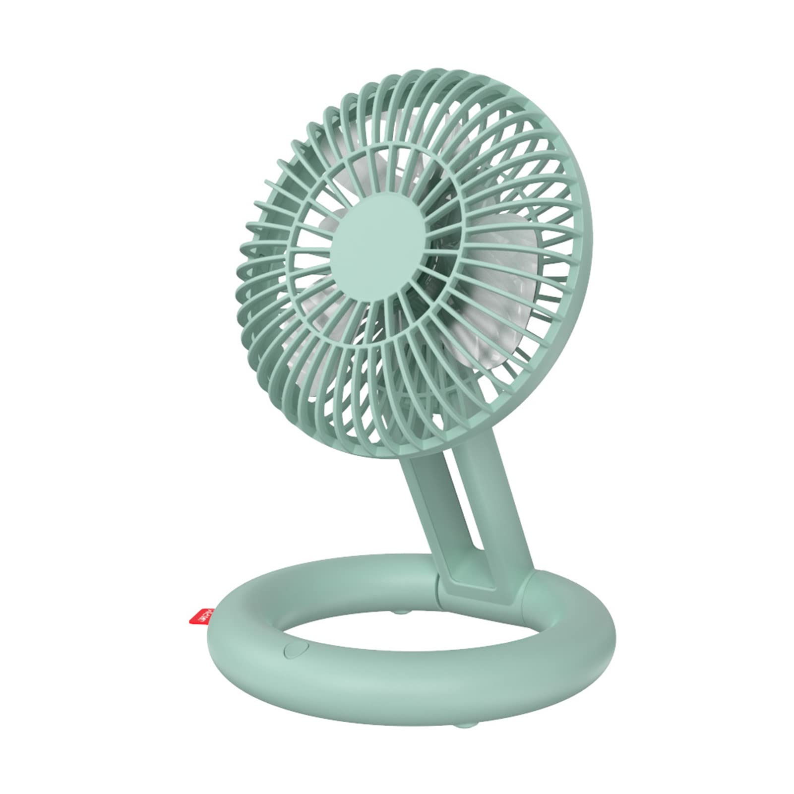 LXLTL Portable USB Rechargeable Folding Fan - Handheld & Desktop Mini Fan with 360° Adjustable Head, Quiet Operation for Home Office Travel Outdoor Use