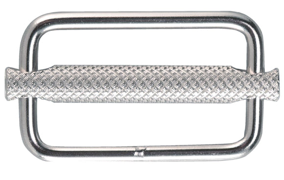 50mm Stainless Steel Slide Lock - Heavy Duty Beaver Knife Lock for Outdoor Camping, Hunting & EDC Gear (Silver)