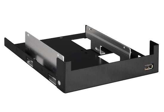 Lian Li EX-553B Black Device Bay Converter - HDD/SSD Mounting Bracket for PC Case - Perfect for Gaming Rigs and Workstation Builds