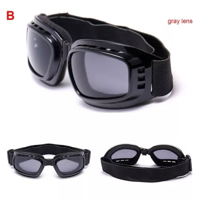 Tactical Motorcycle Ski Goggles - Dustproof, Windproof & UV Protection for Riding, Snowboarding & Outdoor Sports