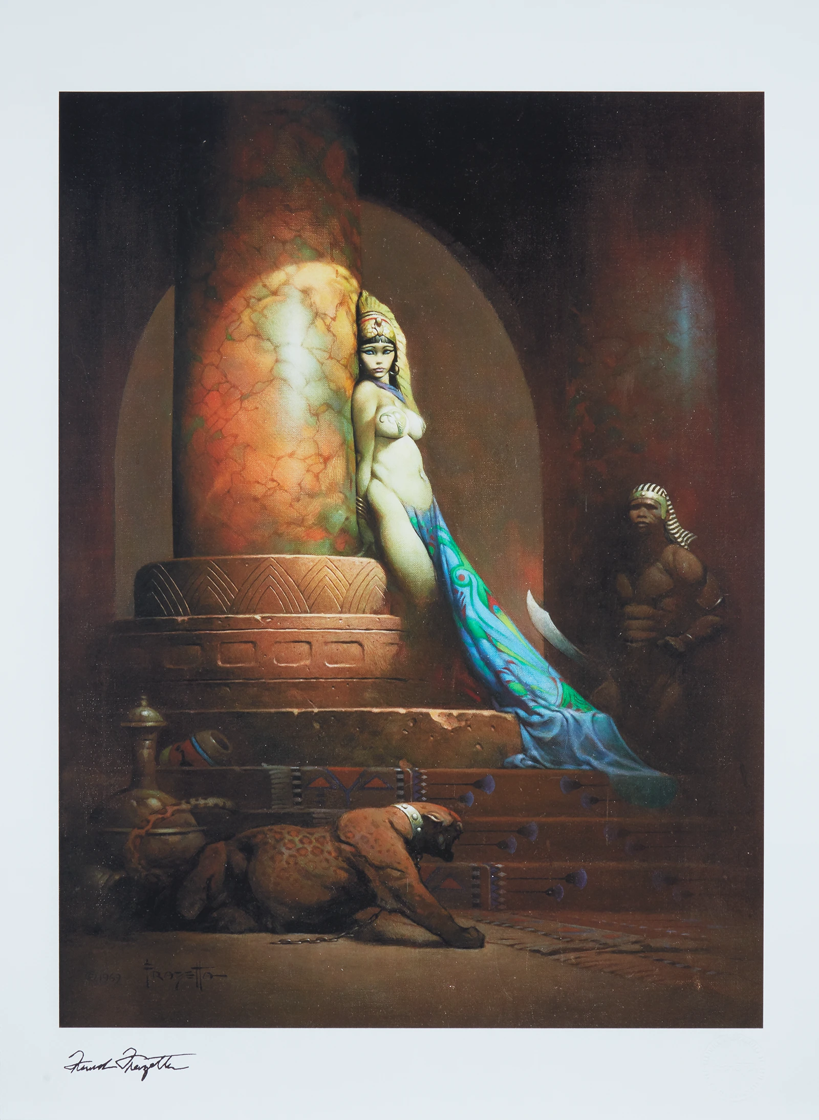 Sideshow Collectibles Egyptian Queen Fine Art Print - Premium Wall Decor for Home, Office & Gallery | Ancient Egypt Theme Artwork