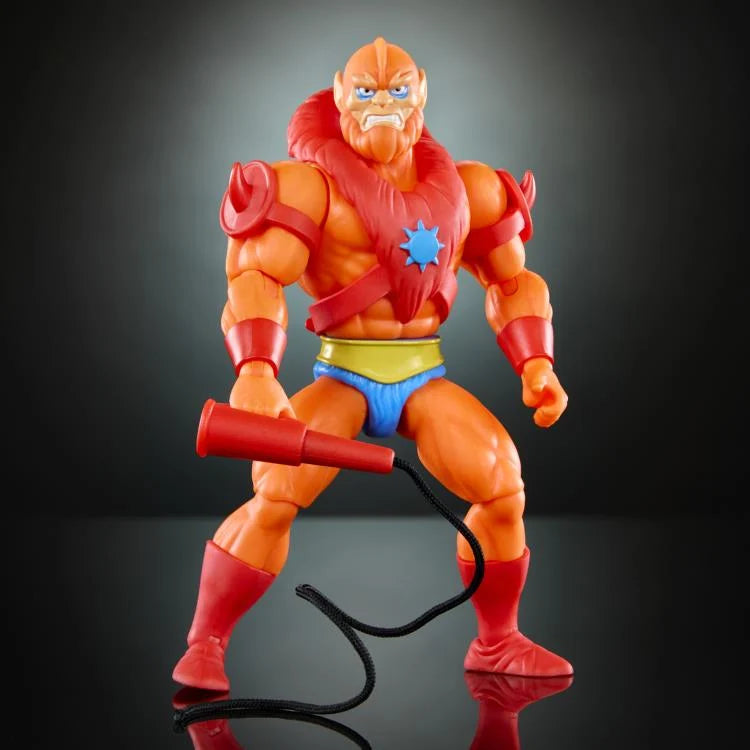 Beast Man Cartoon Action Figure - Masters of the Universe Origins Collectible Toy for Adults & Kids | Perfect for Display, Gift Giving, and MOTU Fans