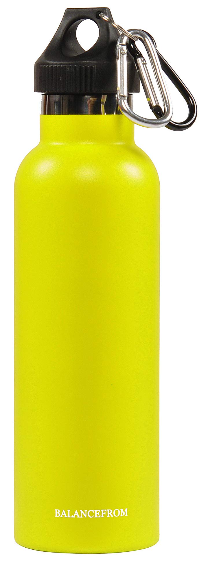 Signature Fitness Double-Wall Vacuum Insulated Stainless Steel Water Bottle - 3 Leakproof Lids, 20oz/32oz, 12 Colors - Perfect for Gym, Hiking & Office Hydration