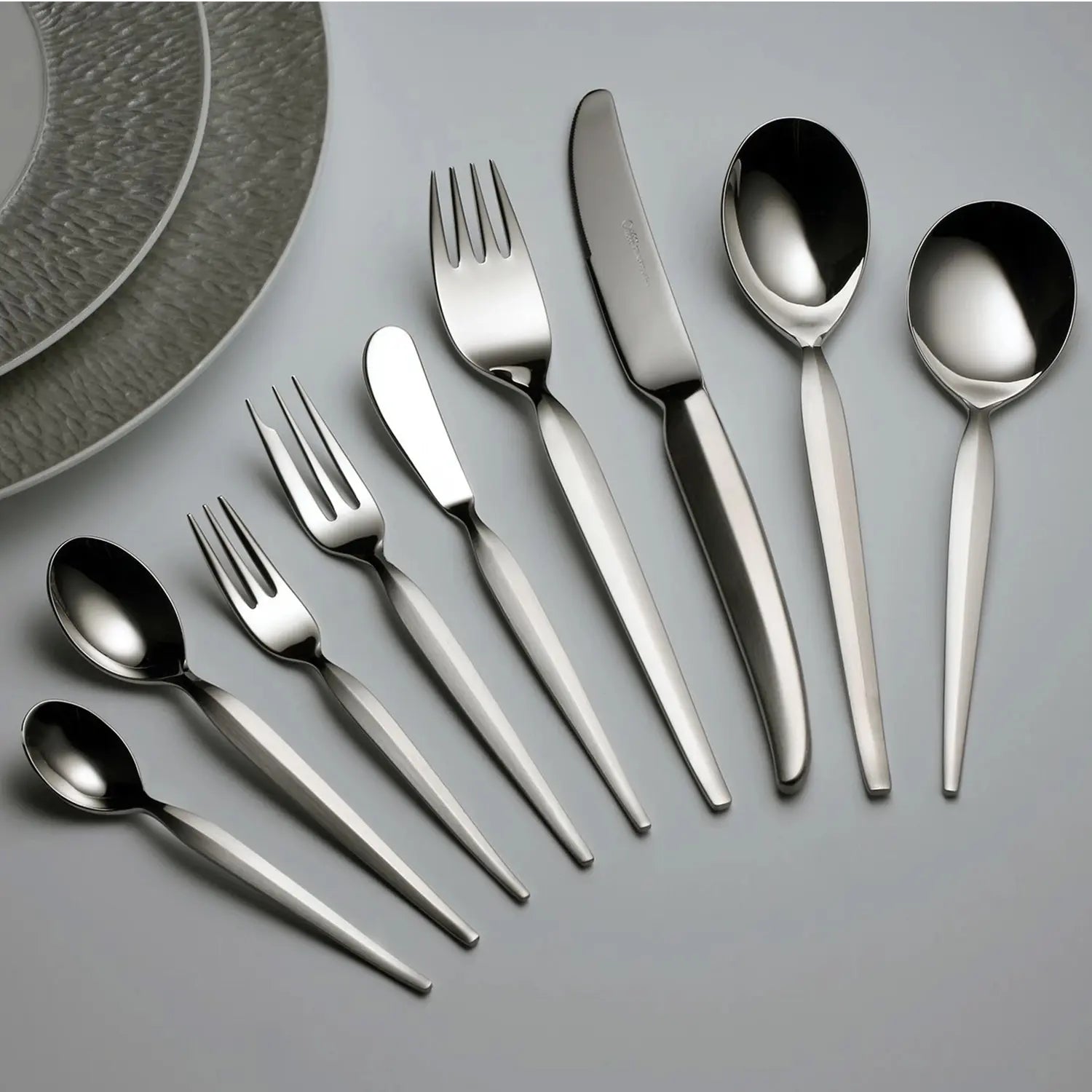 Luckywood Premium Stainless Steel Dessert Forks Set - Elegant Cake Pastry Fruit Forks for Parties, Weddings, Tea Time & Fine Dining (4-Piece)
