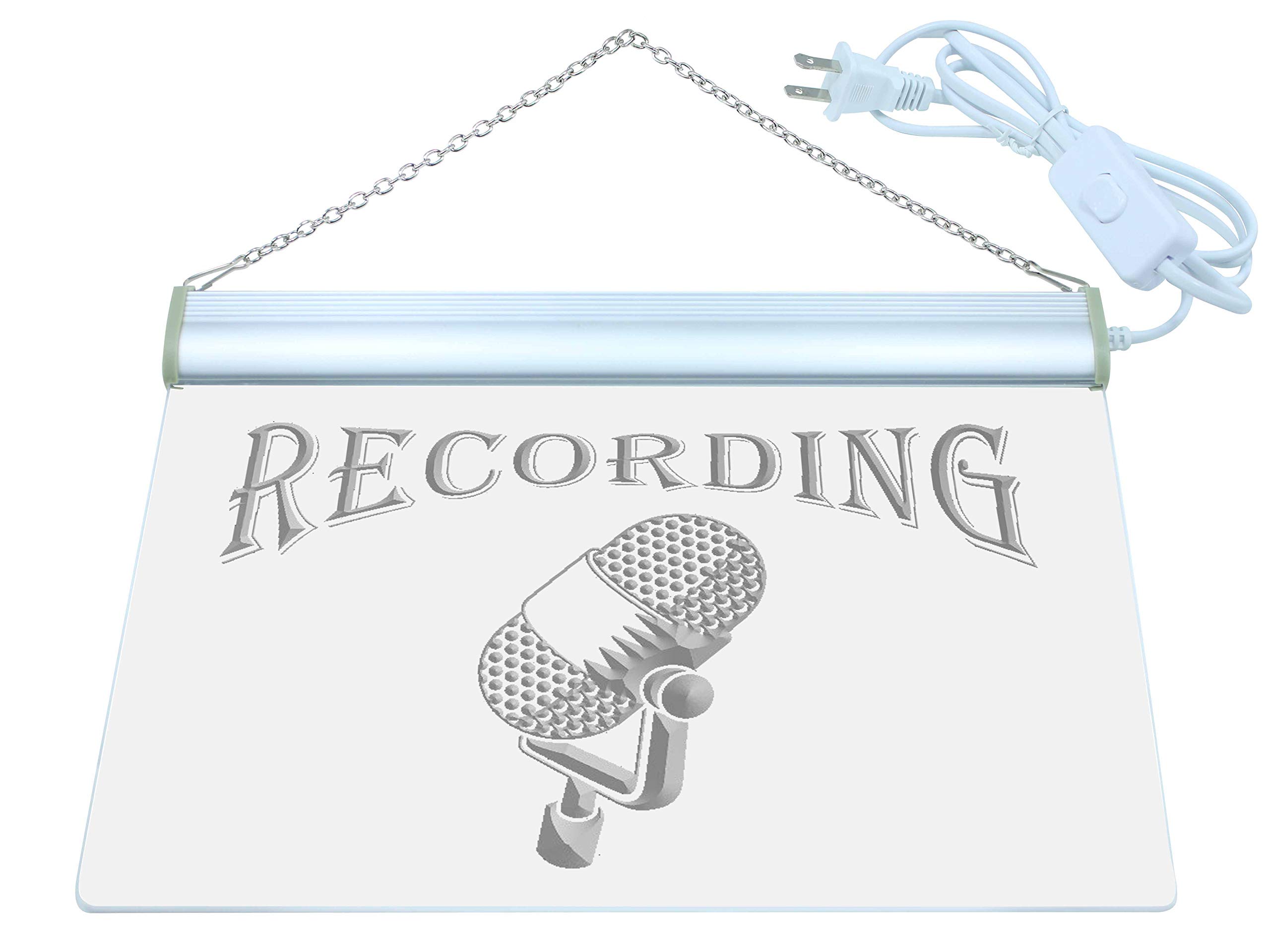 ADVPRO i206-b Professional On Air Radio Studio Sign - LED Light Up Sign for Broadcasting Studios, DJ Booths & Home Recording Spaces