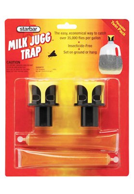 2-Pack Milk Jug Fly Trap - Effective Outdoor Fly Catcher for Home, Garden & Patio - DIY Pest Control Solution for Flies & Insects