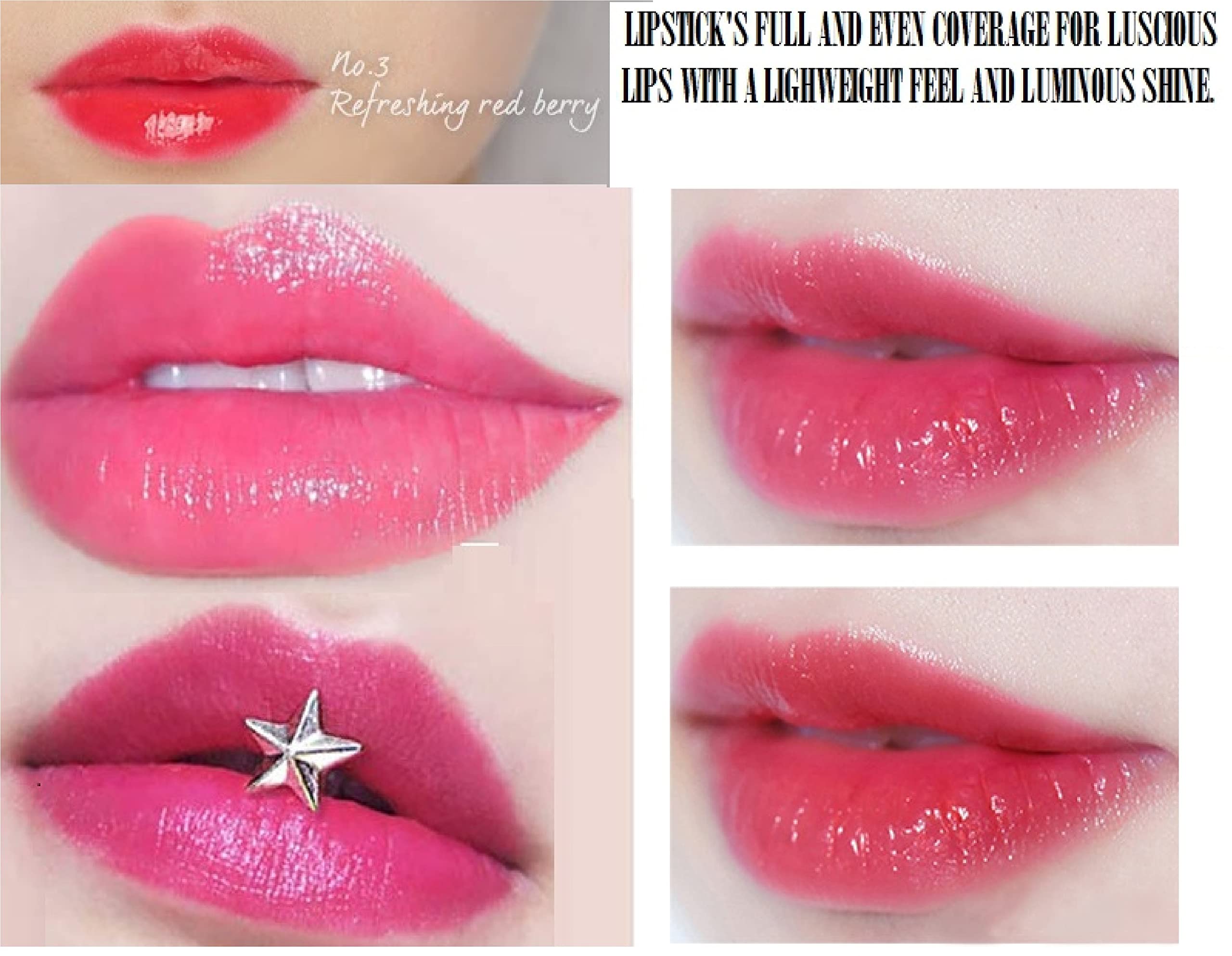 Color Changing Gel Lipstick 03 - Moisturizing & Long-Lasting, Natural pH Reactive Lip Color for Day & Night Wear - Perfect for Parties, Dates, and Everyday Glam