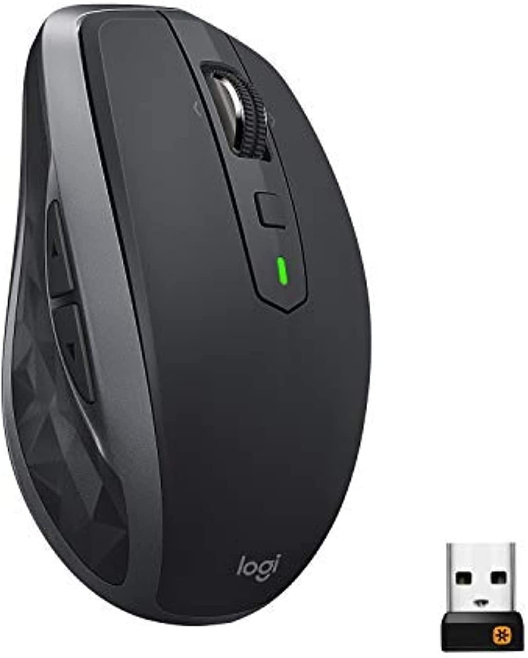 Logitech MX Anywhere 2S Wireless Laser Mouse - Portable Bluetooth Mouse for Laptop, PC & Mac - Black - Perfect for Travel, Office & Home Use