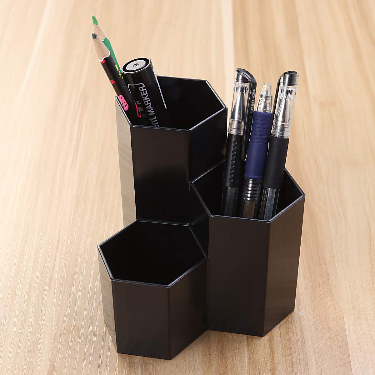 Creative Desktop Pen Holder - Practical Home & Office Storage Organizer for Pens, Pencils, and Stationery - Perfect for Work Desks, Study Tables, and Office Organization