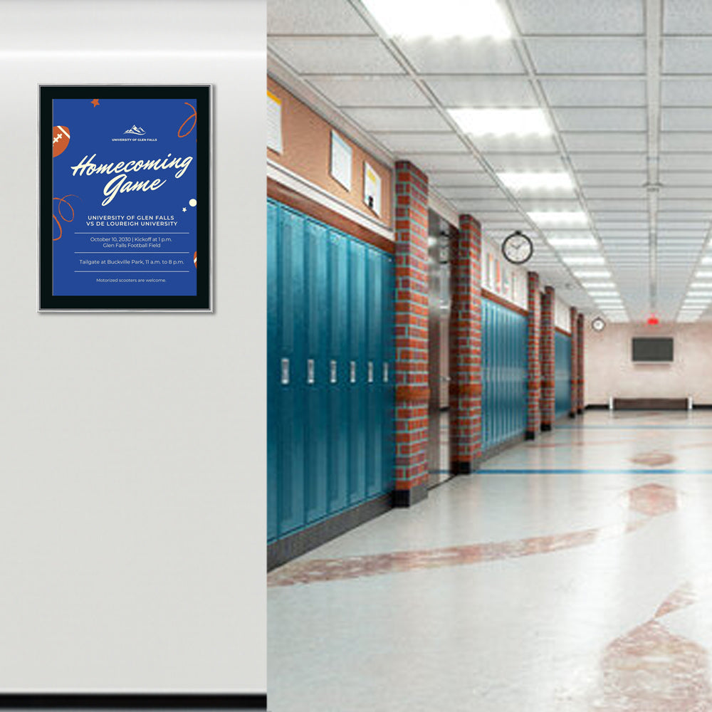 10x20 Poster Frame - SwingFrame Classic Black Display for Art, Photos & Posters - Perfect for Home, Office & Gallery Decor