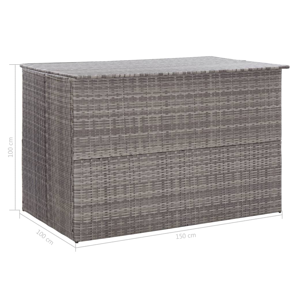 Outdoor Patio Storage Box with Bench Seat - 59.1