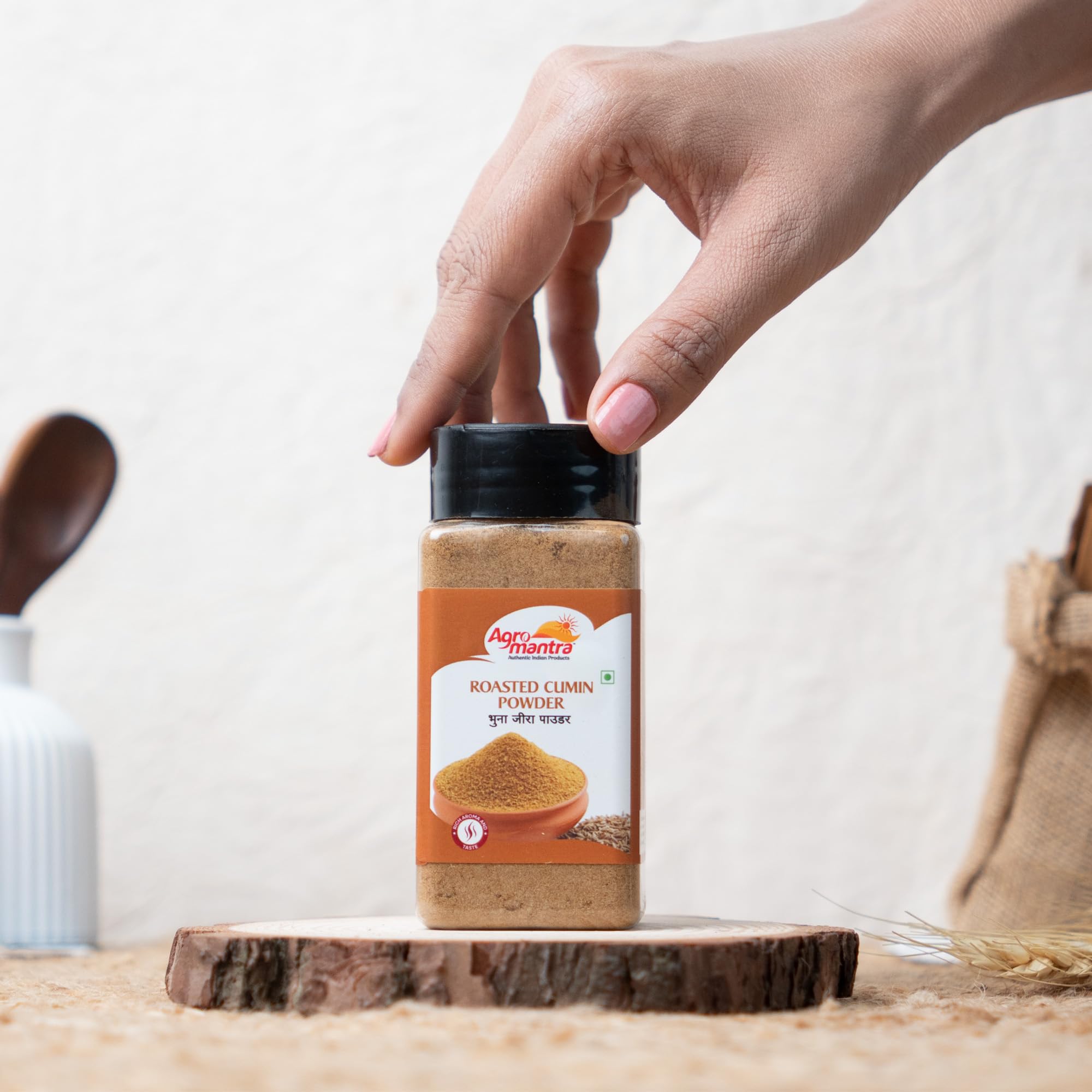 Premium Roasted Cumin Powder 100g | Authentic Indian Jeera Spice | Sourced from Gujarat | Aromatic & Smoky Flavor | USDA Organic | Gluten-Free | Perfect for Curries, Dals, Stir-Fries & BBQ | Great for Indian Cooking, Meal Prep & Spice Blends