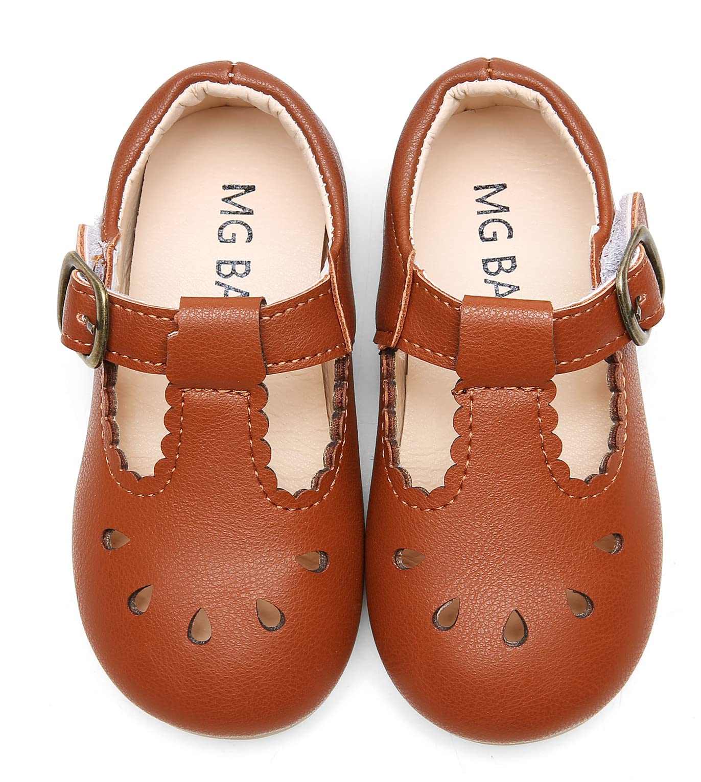 DADAWEN Girls Mary Jane Shoes - Classic School Uniform Flats for Dress & Everyday Wear | Comfortable & Stylish for School, Church, and Special Occasions