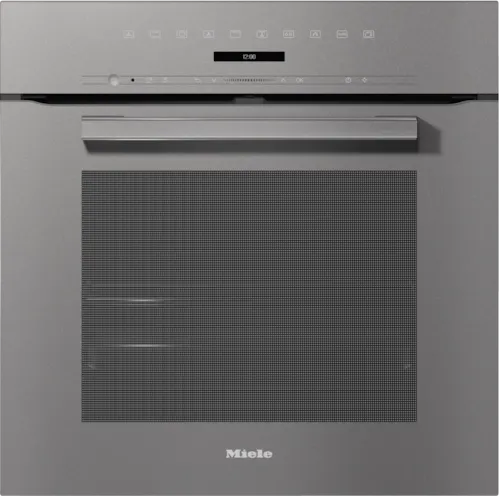 Miele H7264BP 60cm Built-In Oven with Pyrolytic Self-Cleaning - VitroLine Graphite Grey for Modern Kitchens | Perfect for Baking, Roasting & Entertaining