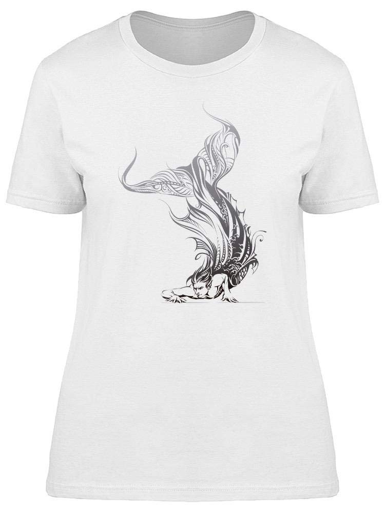 Mermaid Man T-Shirt for Women - Trendy Graphic Tee for Casual Wear, Beach Outfits & Summer Fashion