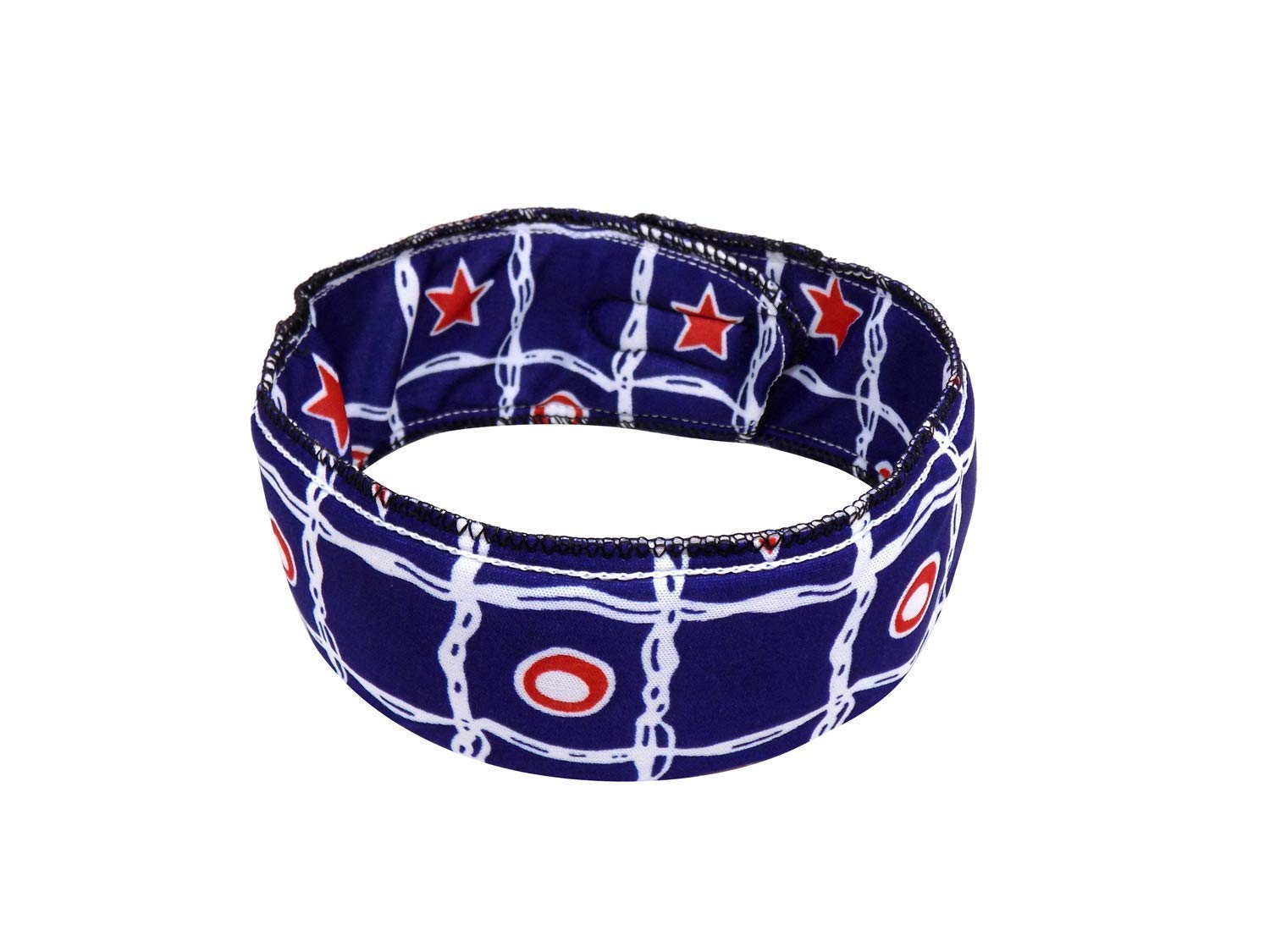 Wizme 2-Pack Elastic Facial Headbands for Women | Soft Spa & Home Headbands for Hair & Skin Care (Blue & Purple) - Perfect for Facials, Washing Face, Makeup & Salon Use