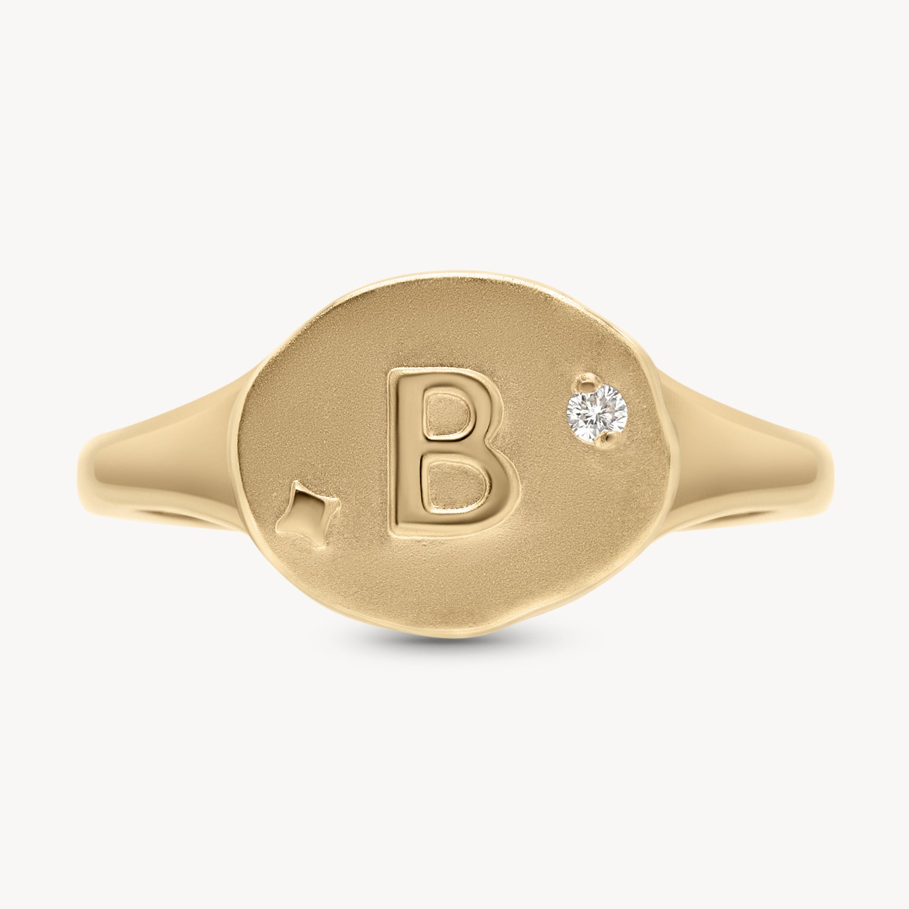 Athena Initial Ring - Personalized Silver Name Ring for Women, Custom Engraved Jewelry Gift - Perfect for Birthdays, Anniversaries & Everyday Wear