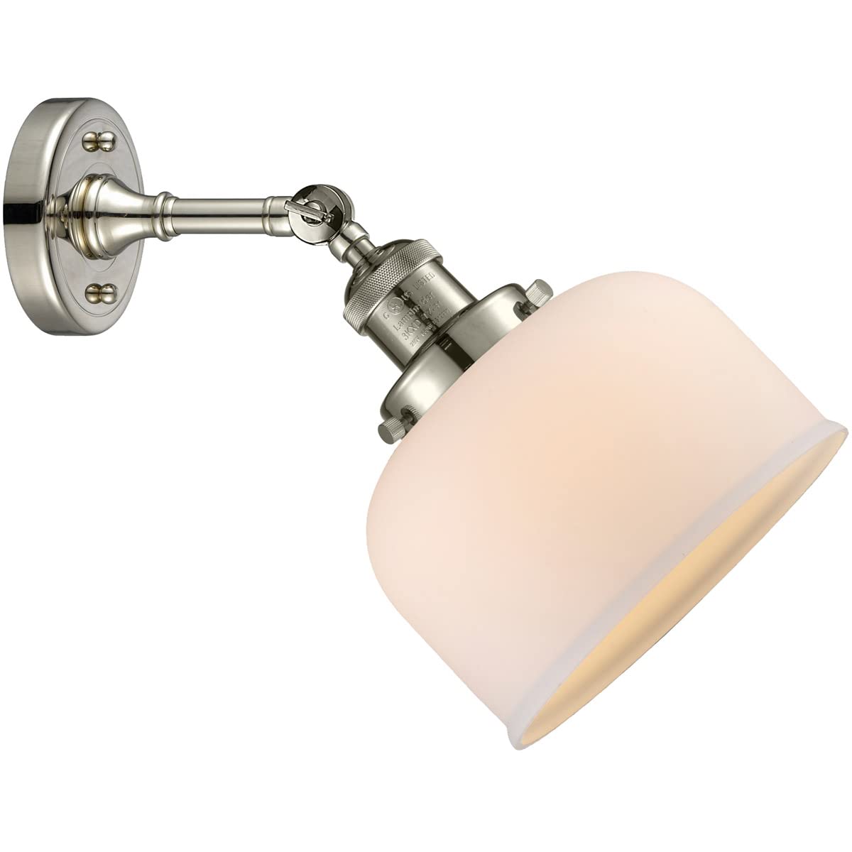 Innovations INNO203-PN-G71-LED Modern LED Wall Sconce Light Fixture - Polished Nickel Finish - Energy Efficient Indoor Lighting for Bedroom, Living Room & Hallway