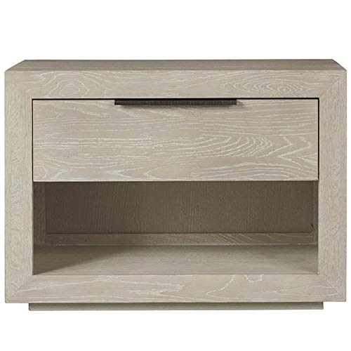 Universal Bronze Nightstand - Modern Bedside Table with Drawer for Bedroom, Living Room, or Office - Houston Furniture Collection