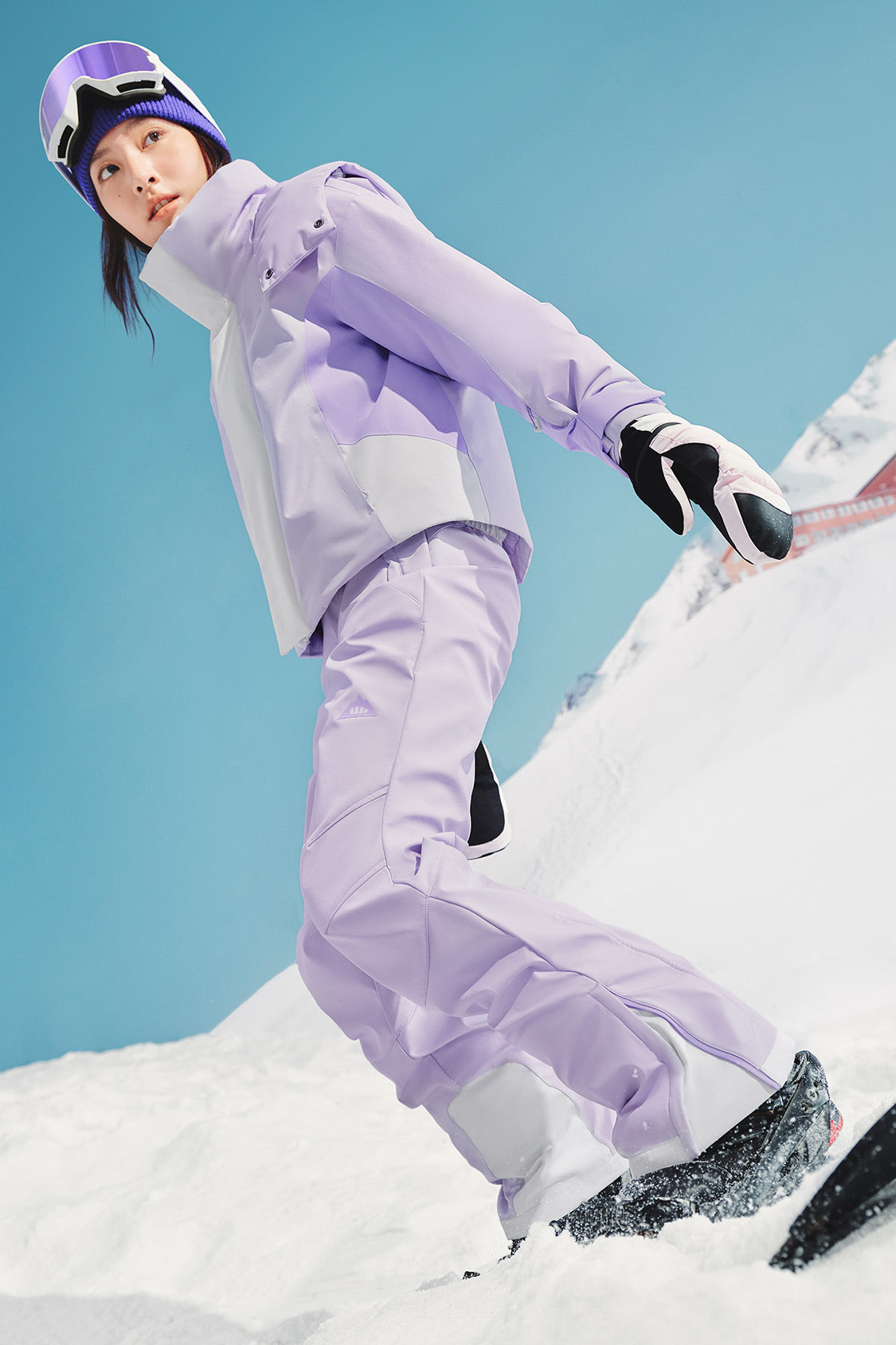 SnowShieldPro Women's Waterproof Down Ski Jacket & Pants Set - Winter Snow Sports Gear for Skiing, Snowboarding & Cold Weather Outdoor Activities
