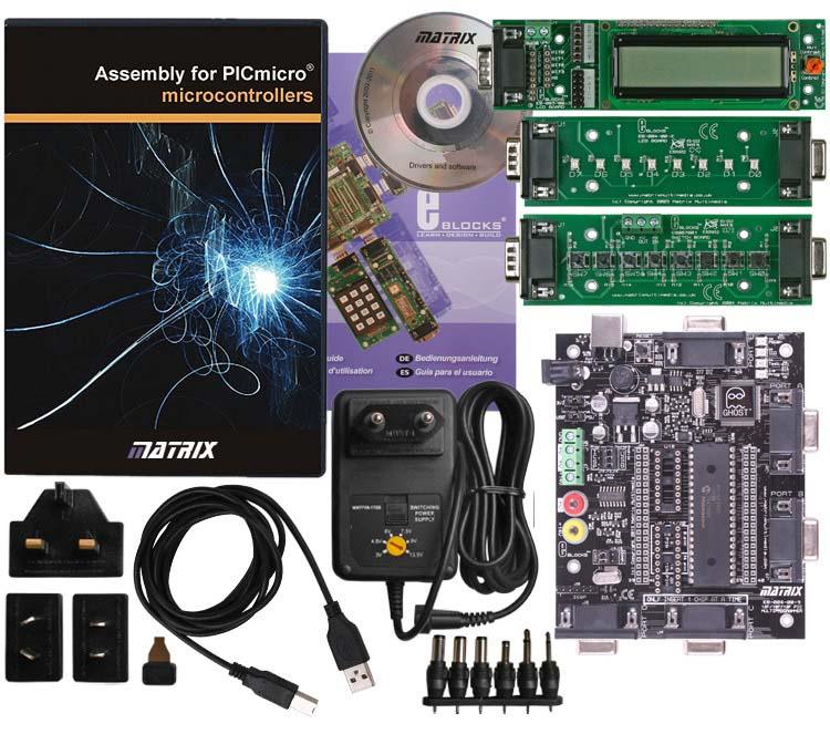 PIC Microcontroller Student Kit V3 - Complete CD Assembly for Learning & Projects | Ideal for STEM Education, DIY Electronics & Programming Practice