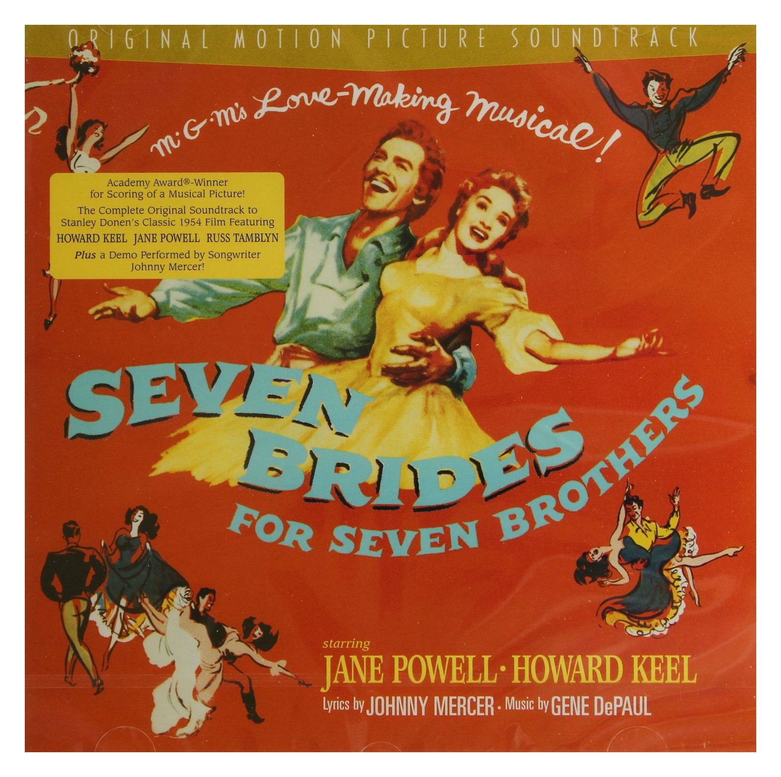 Seven Brides For Seven Brothers Original Soundtrack CD - Classic Musical Film Score for Movie Nights & Theater Enthusiasts