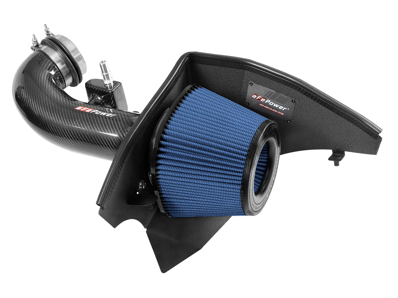 aFe 19-20 GM Trucks 5.3L/6.2L Track Series Carbon Fiber Cold Air Intake System with Pro 5R Filters - High Performance Air Intake for Silverado, Sierra & GMC Trucks - Off-Road & Street Racing Upgrade