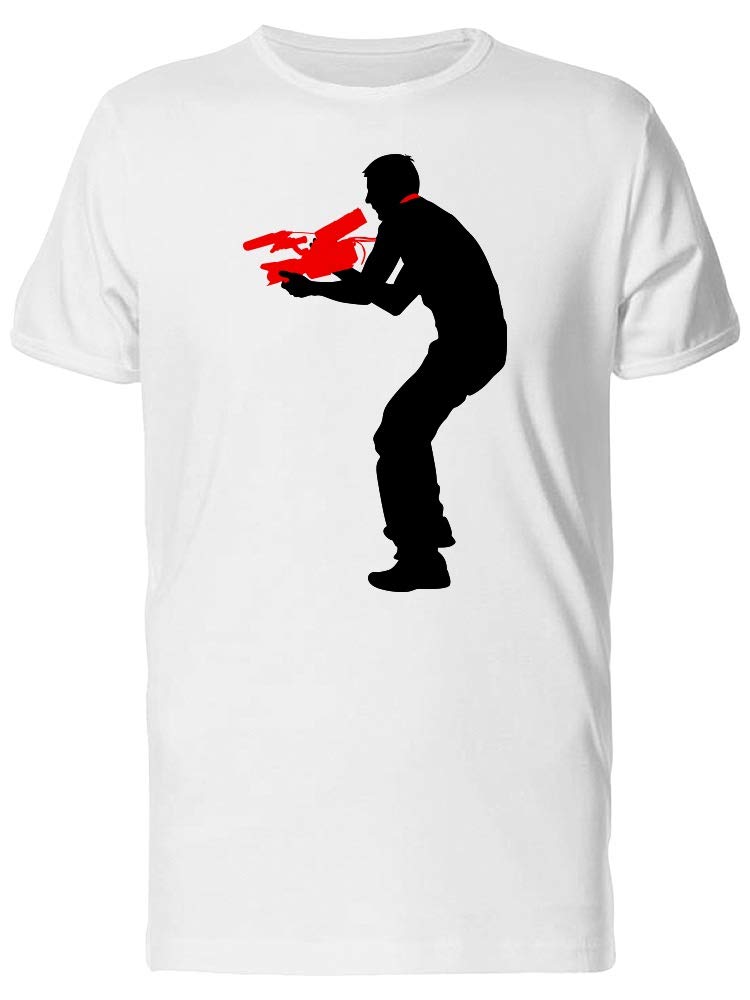 Men's Camera Silhouette Graphic T-Shirt - Casual Photography Enthusiast Tee for Streetwear & Everyday Outfits