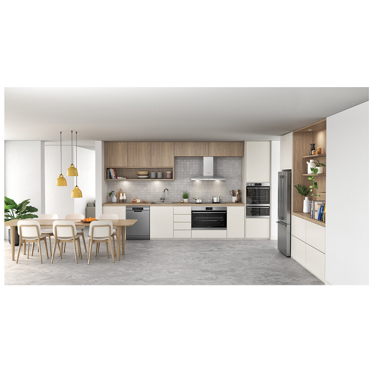Westinghouse 90cm Stainless Steel Canopy Range Hood with Hob2Hood Technology - WRC914SD | Powerful Kitchen Ventilation for Smoke & Odor Removal | Perfect for Modern Home Cooking