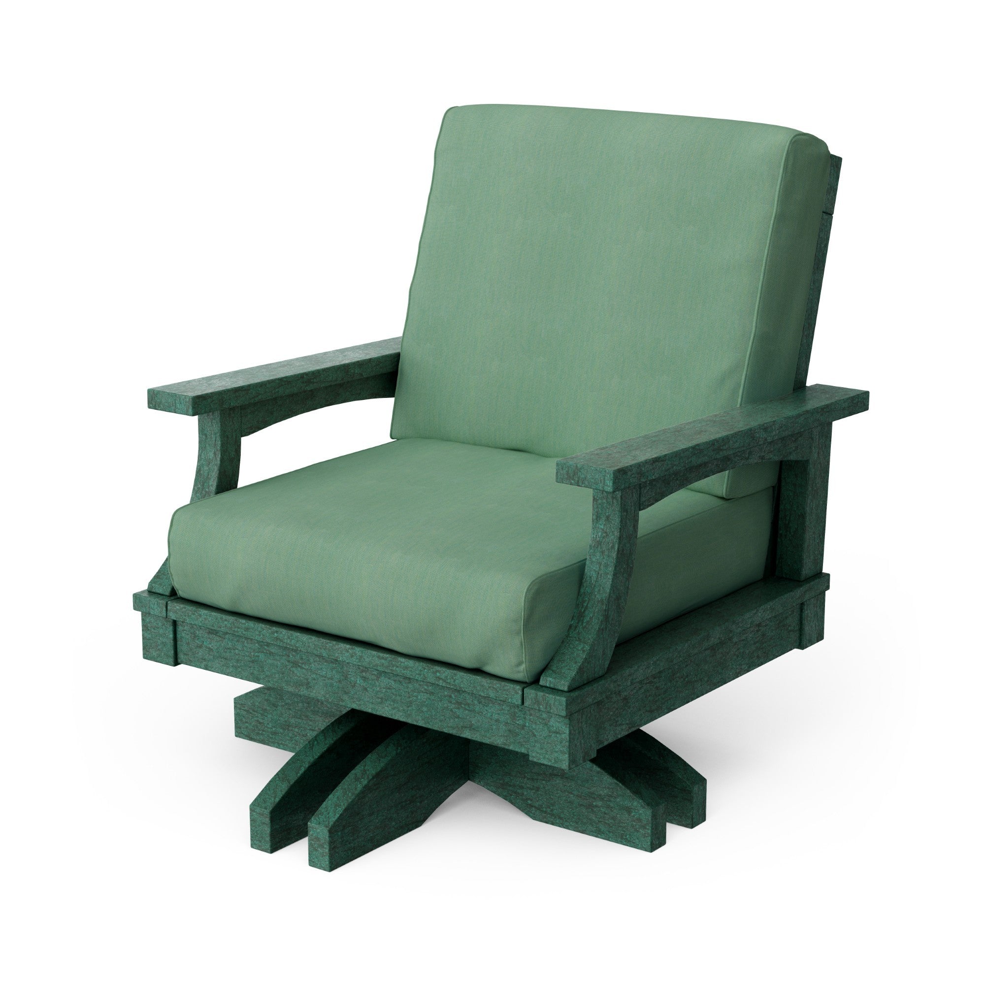 Heritage Deep Seating Swivel Chair - 360° Rotating Patio Lounge Chair with Cushions, Weather-Resistant Outdoor Furniture for Garden, Poolside & Backyard Relaxation