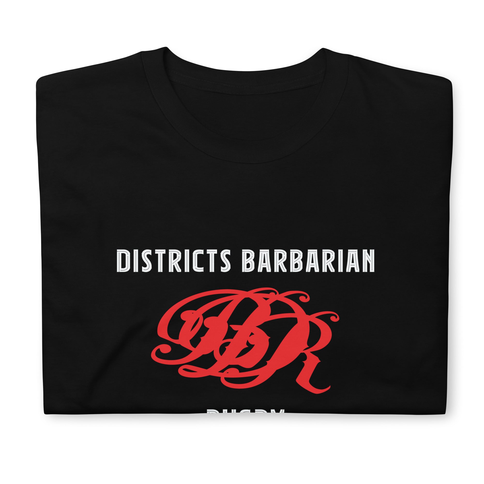 Districts Barbarian RFC Basic T-Shirt - Men's Casual Short Sleeve Cotton Tee for Everyday Wear, Gym & Street Style