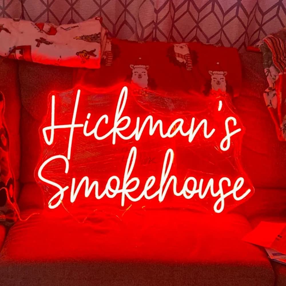 Custom LED Neon Wedding Sign - Personalized Name & Logo Light Up Sign for Wedding Decor (2 Lines, 25'' Length, 12 Characters) - Perfect for Wedding Reception, Bridal Shower & Anniversary Party Backdrop