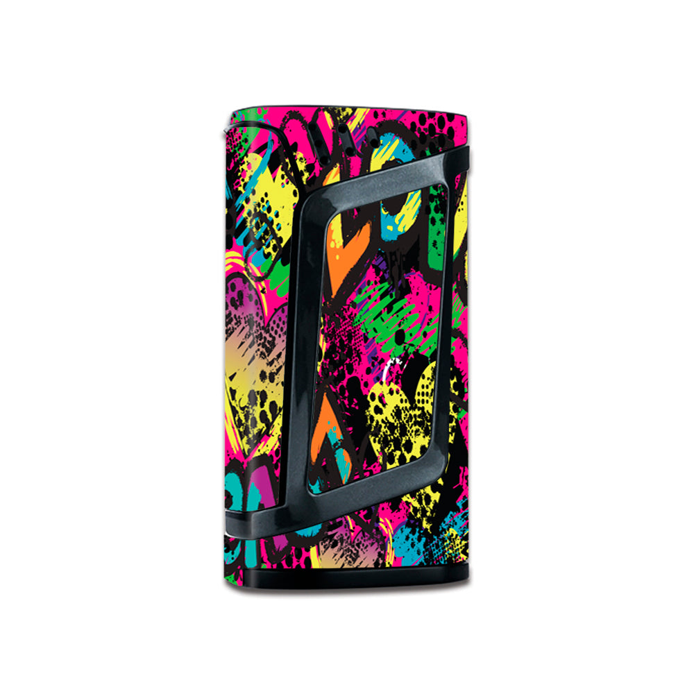 80's Retro Love Pop Art Neon Alien Skin - Vintage Aesthetic Wall Decor for Bedroom, Living Room & Gaming Room - Unique Gift for Music & Pop Culture Fans