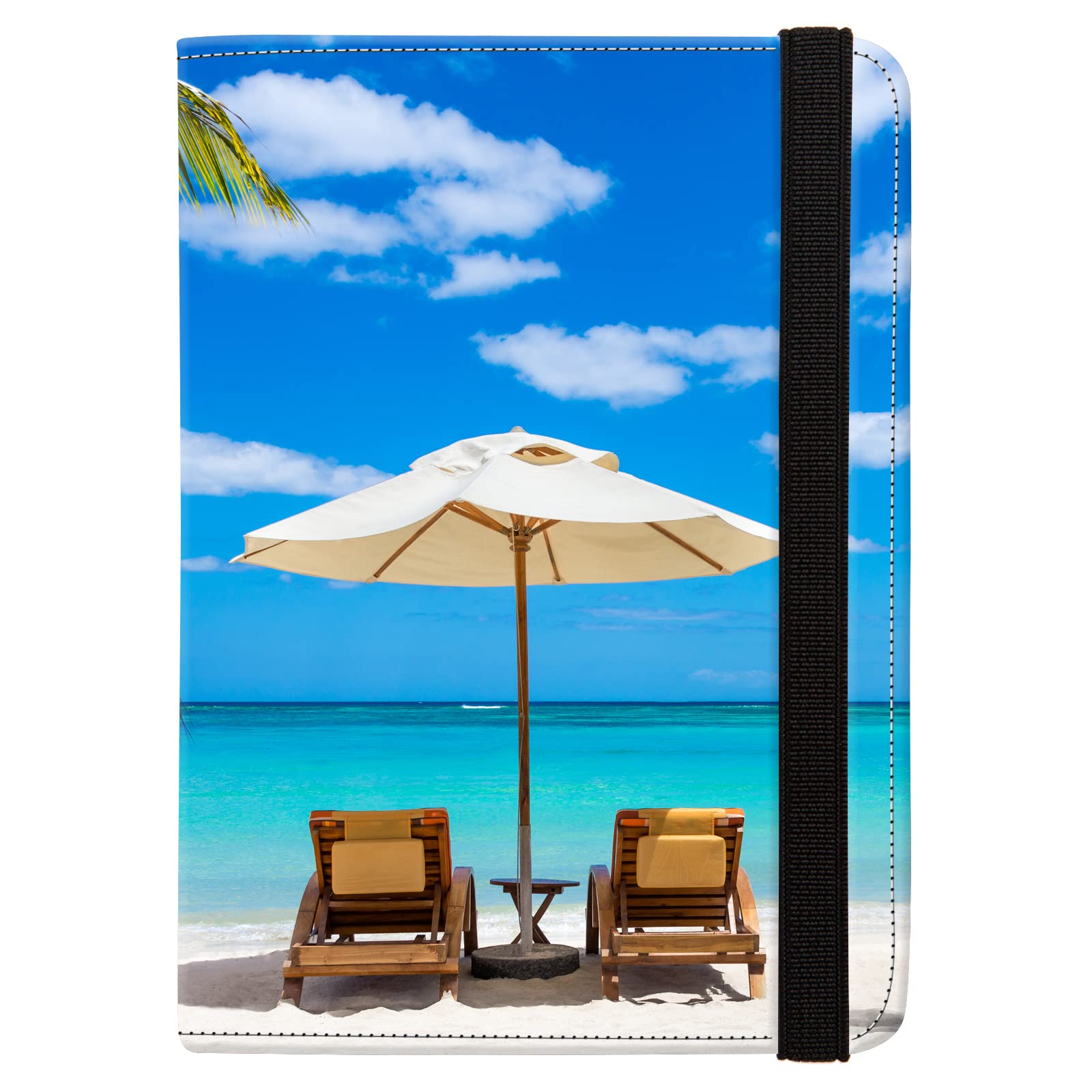 RFID Blocking Passport Holder & Travel Wallet with Credit Card Slots - Waterproof Cute Passport Case for Women & Men (Ocean Blue) - Perfect for International Travel, Vacations & Business Trips