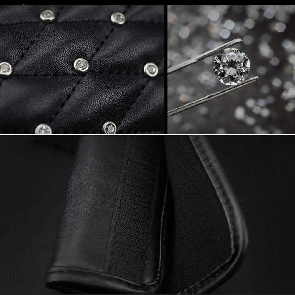 2 Pcs Rhinestone Seat Belt Covers - Sparkling Car Accessories for Comfort & Style - Perfect for Daily Commute, Road Trips & Gift Giving