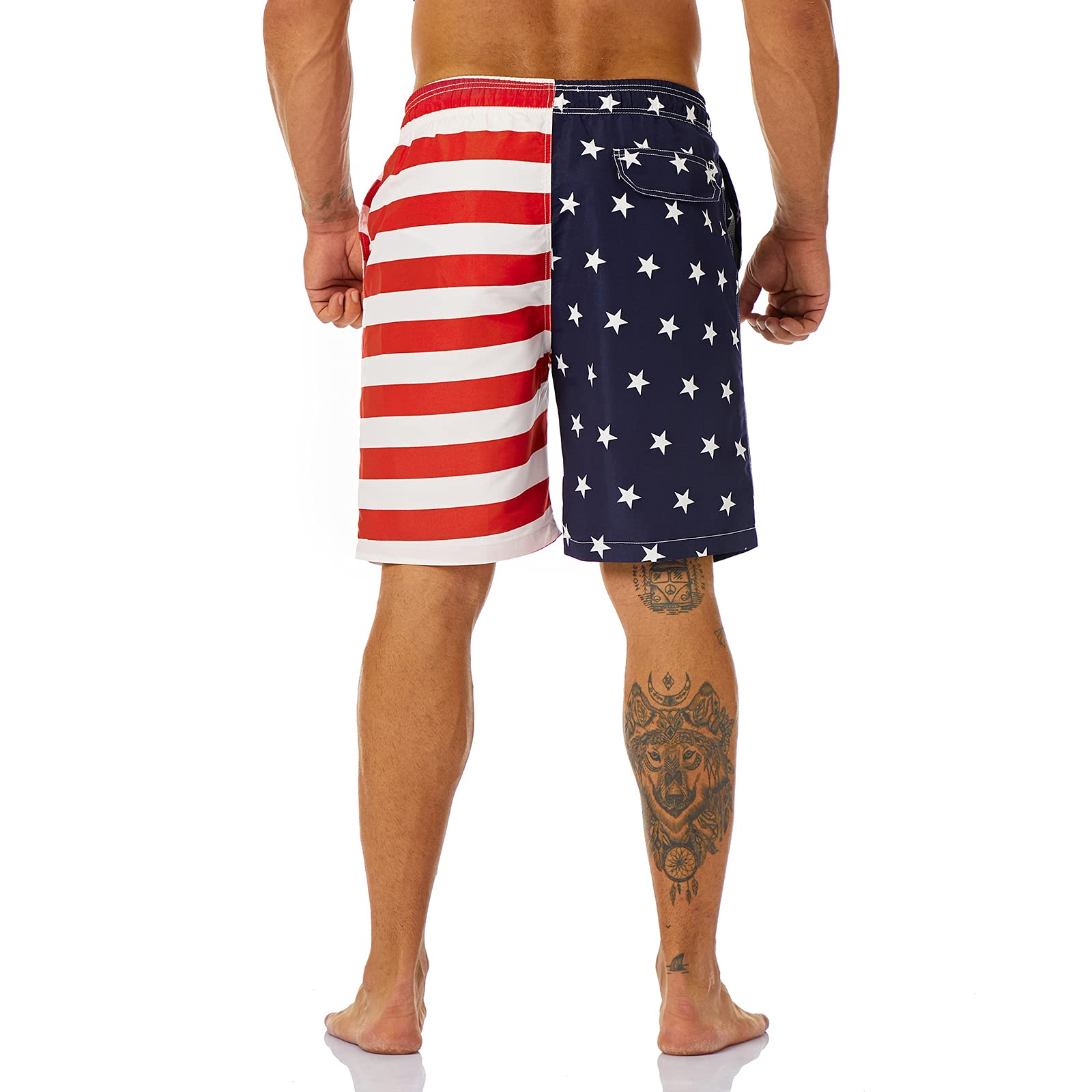 **Men's Quick Dry Swim Trunks - 9 Inch Inseam Surf Boardshorts with Mesh Lining | Lightweight & Comfortable for Swimming, Beach, Surfing & Vacation**
