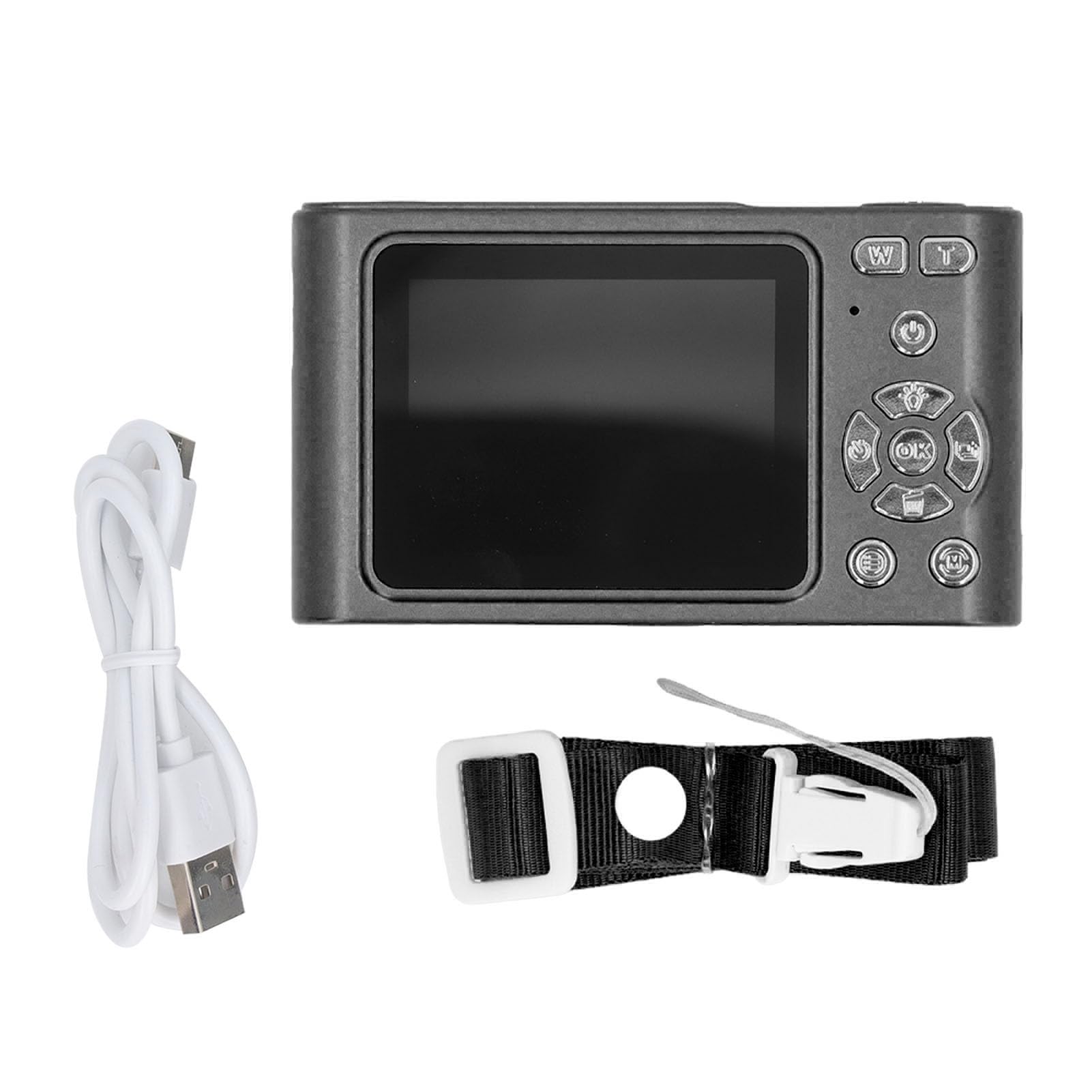 48MP 2.5K Digital Camera for Vlogging & Travel - 16x Digital Zoom, Auto Focus, 2.4