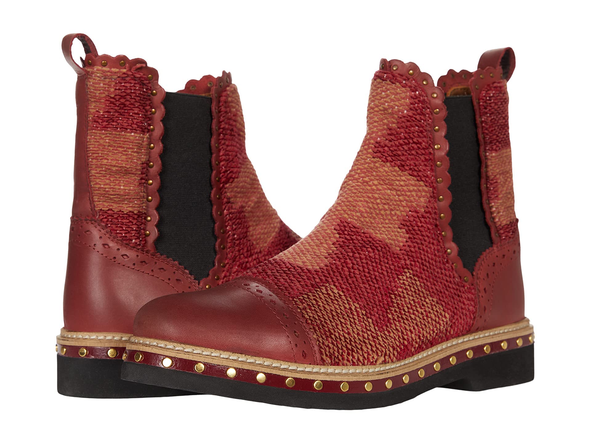 Free People Women's Textile Atlas Chelsea Boot - Waterproof Ankle Booties for Women, Fashionable Winter & Fall Shoes - Perfect for Casual Outfits, Date Nights & Office Wear