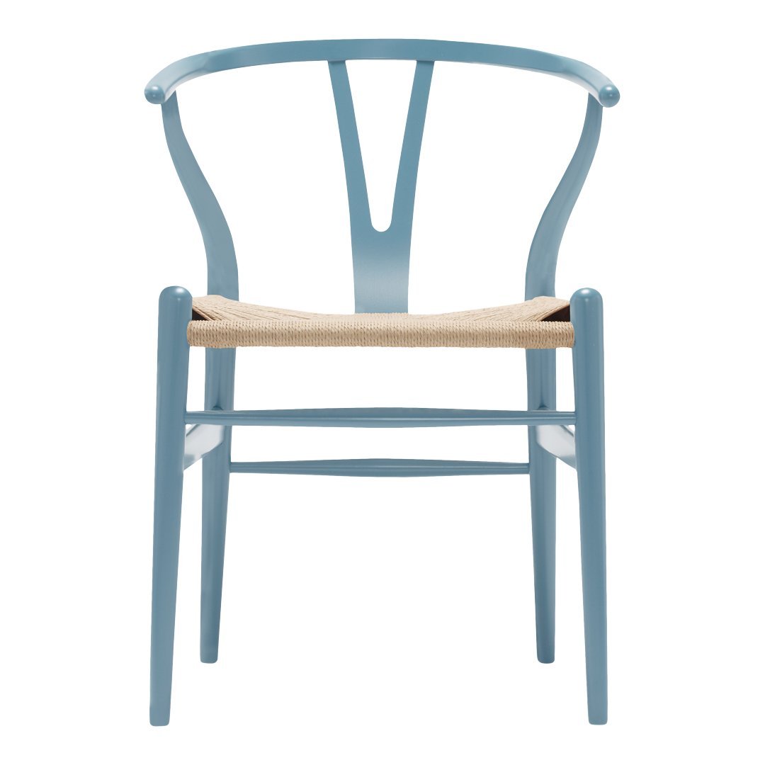 CH24 Wishbone Chair - Modern Scandinavian Dining Chair in Soft Colors | Perfect for Dining Rooms, Kitchens, and Home Offices