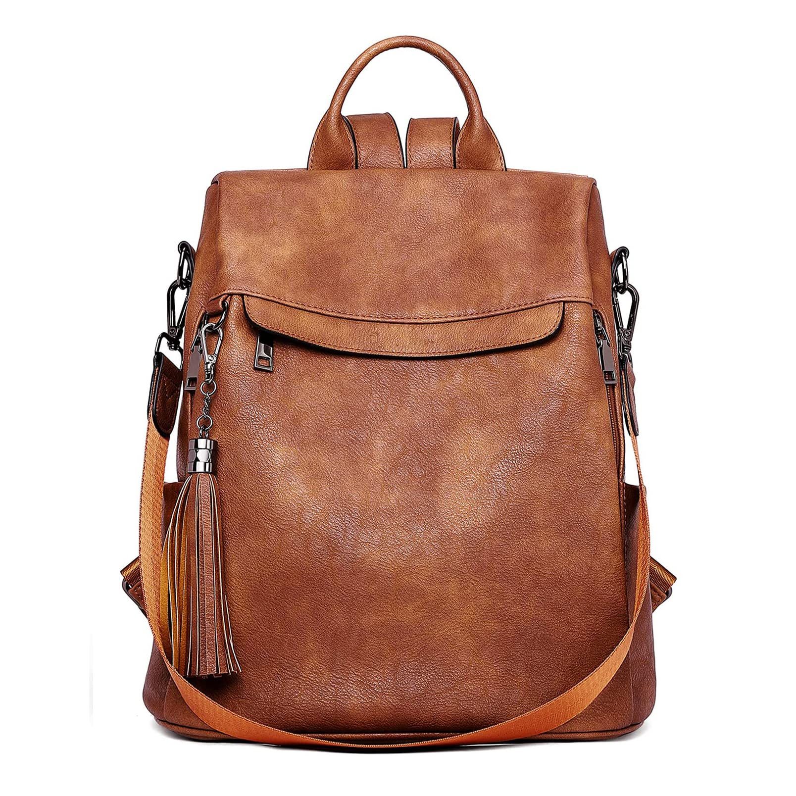 Telena Anti Theft PU Leather Backpack Purse for Women - Travel & Daily Use