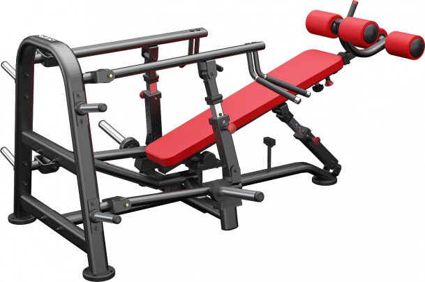 ATLantis Adjustable Decline Flat Converging Weight Bench for Home Gym Strength Training - Perfect for Bench Press, Dumbbell Workouts & Full-Body Exercises