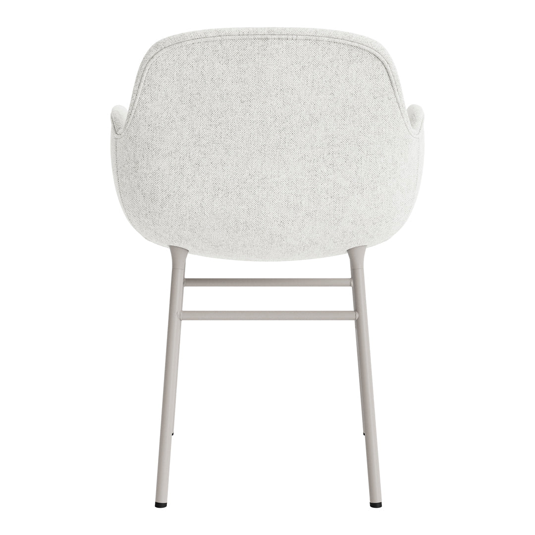 Modern Form Armchair with Sturdy Metal Legs & Premium Upholstery - Perfect for Living Room, Office or Reading Nook