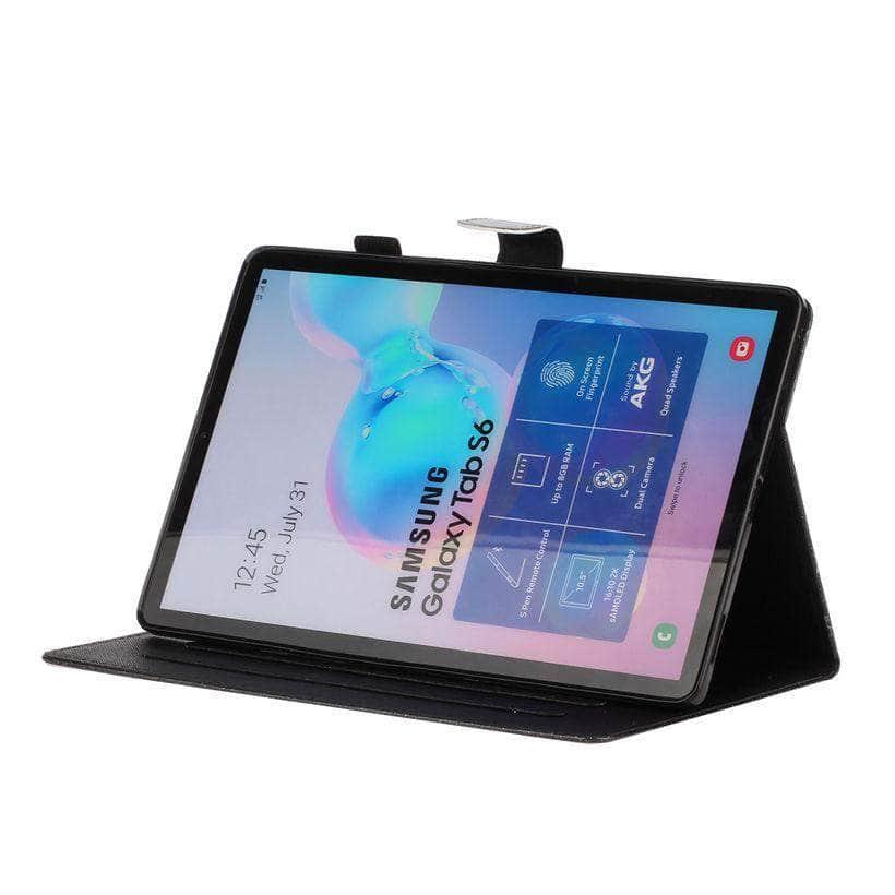 Premium Glitter Case for Samsung Galaxy Tab S6 10.5 (T865/T860) - Protective Flip Stand Cover with Stylish Sparkle Design | Perfect for Work, Travel & Entertainment
