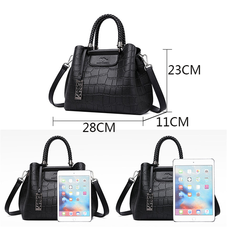 Women's Designer Handwoven Top Handle Bag - Elegant & Durable for Work, Travel & Everyday Use