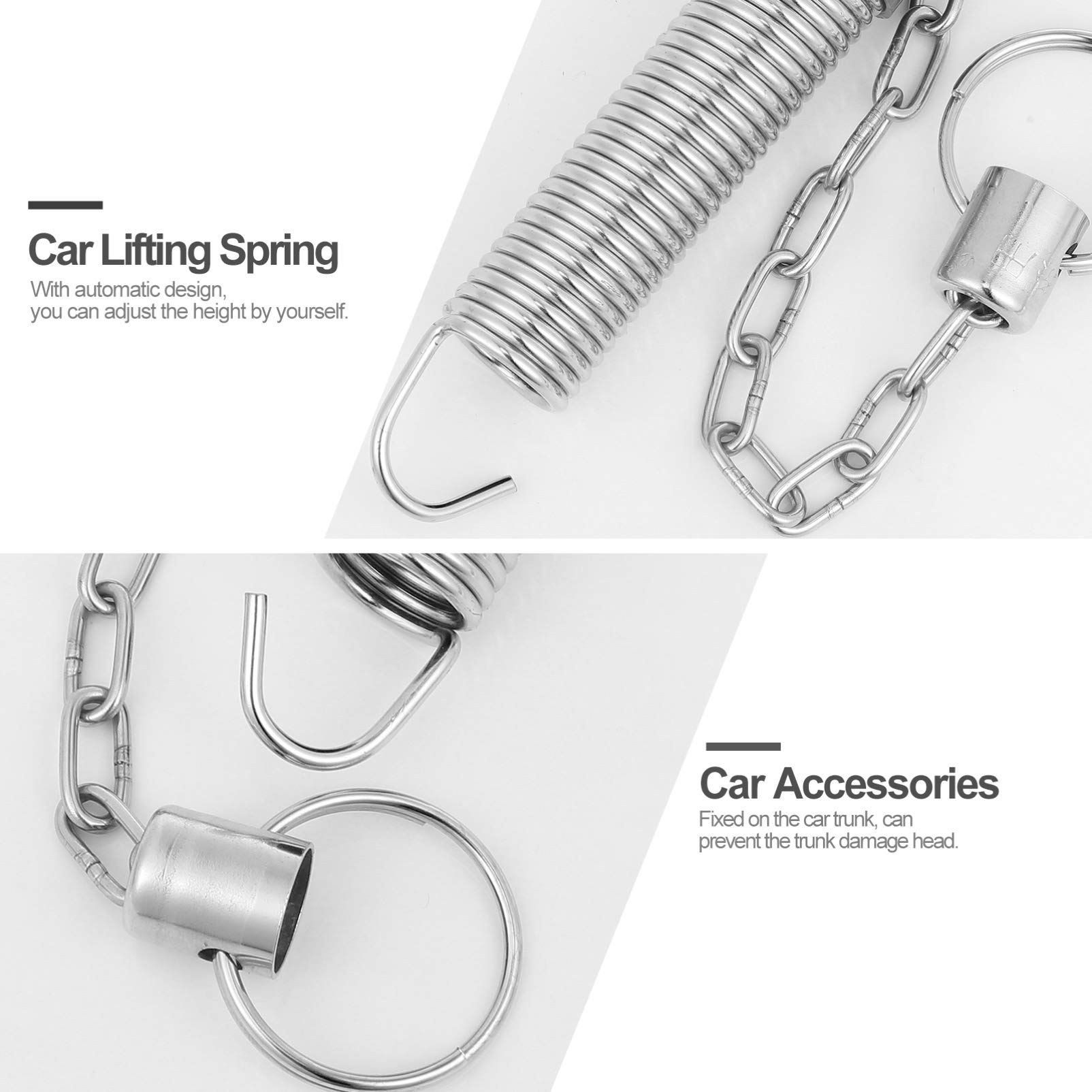 **Garneck Adjustable Car Trunk Lift Spring - Heavy Duty Vehicle Boot Lid Support Tension Spring - Perfect for Easy Trunk Access & Car Maintenance**