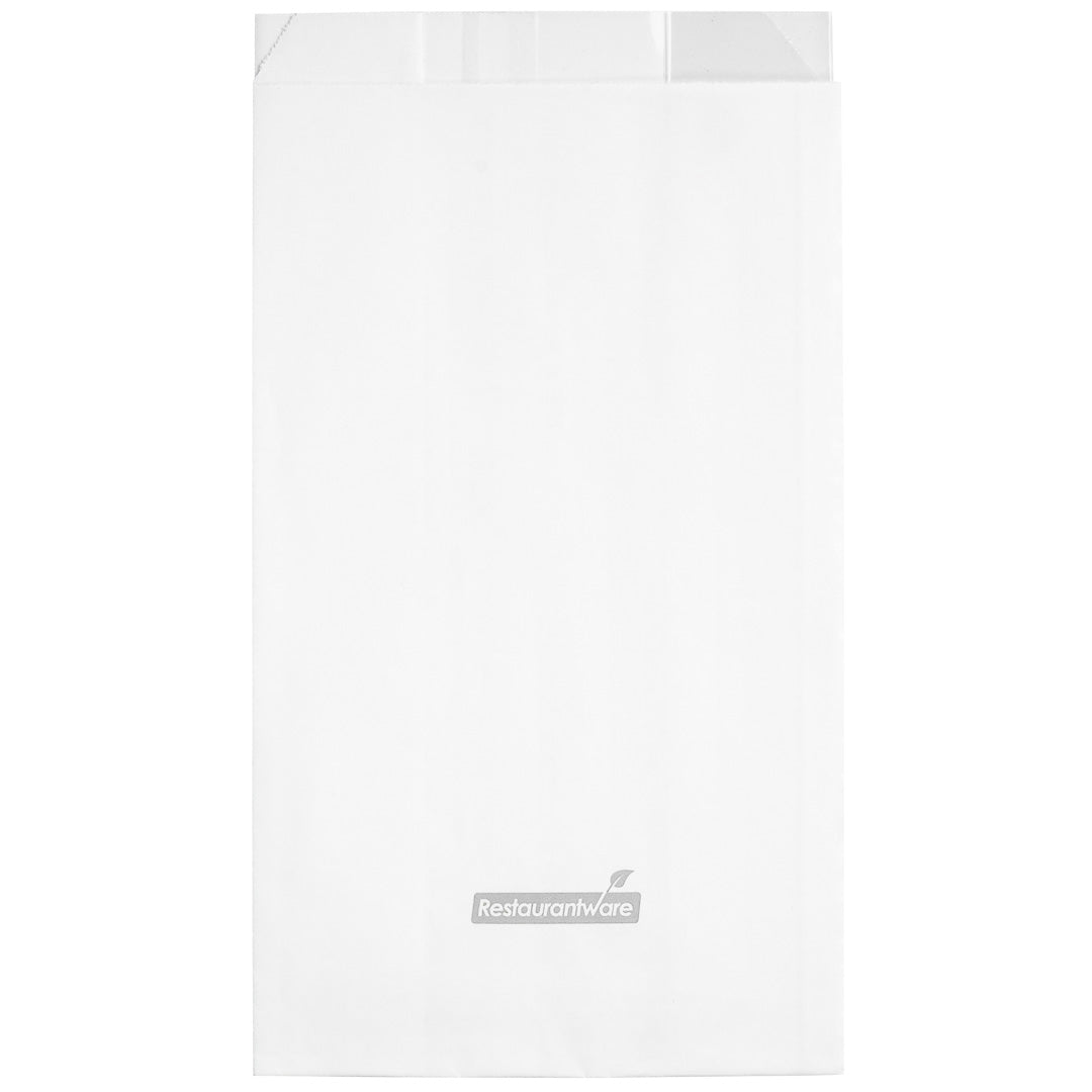 Premium White Small Bread Bags with Side Window - 4.75