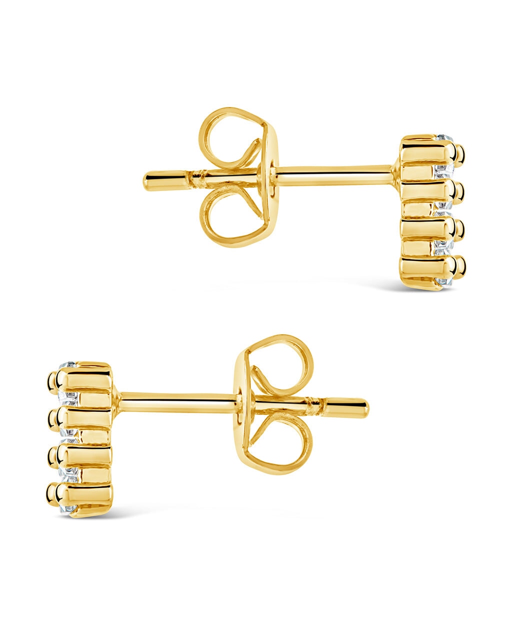 Taylor CZ Stud Earrings for Women - Cubic Zirconia Hypoallergenic Earrings for Everyday Wear | Perfect for Work, Parties & Gifts