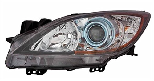 OE Replacement Headlight for MAZDA 3 2012-2013 Models - Direct Fit (Partslink #MA2519143) - Perfect for Night Driving & Foggy Conditions