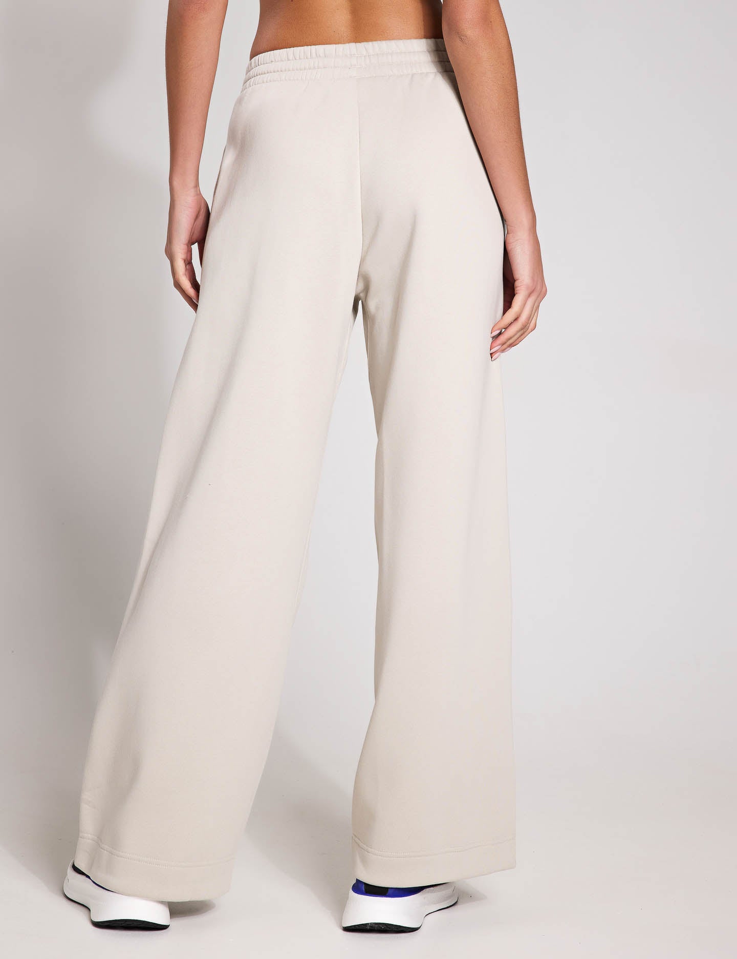 ALL SZN Fleece Loose Wide Leg Pants for Women - Soft & Comfortable High Waist Lounge Sweatpants - Wonder Alumina | Perfect for Yoga, Home Wear, and Casual Outfits